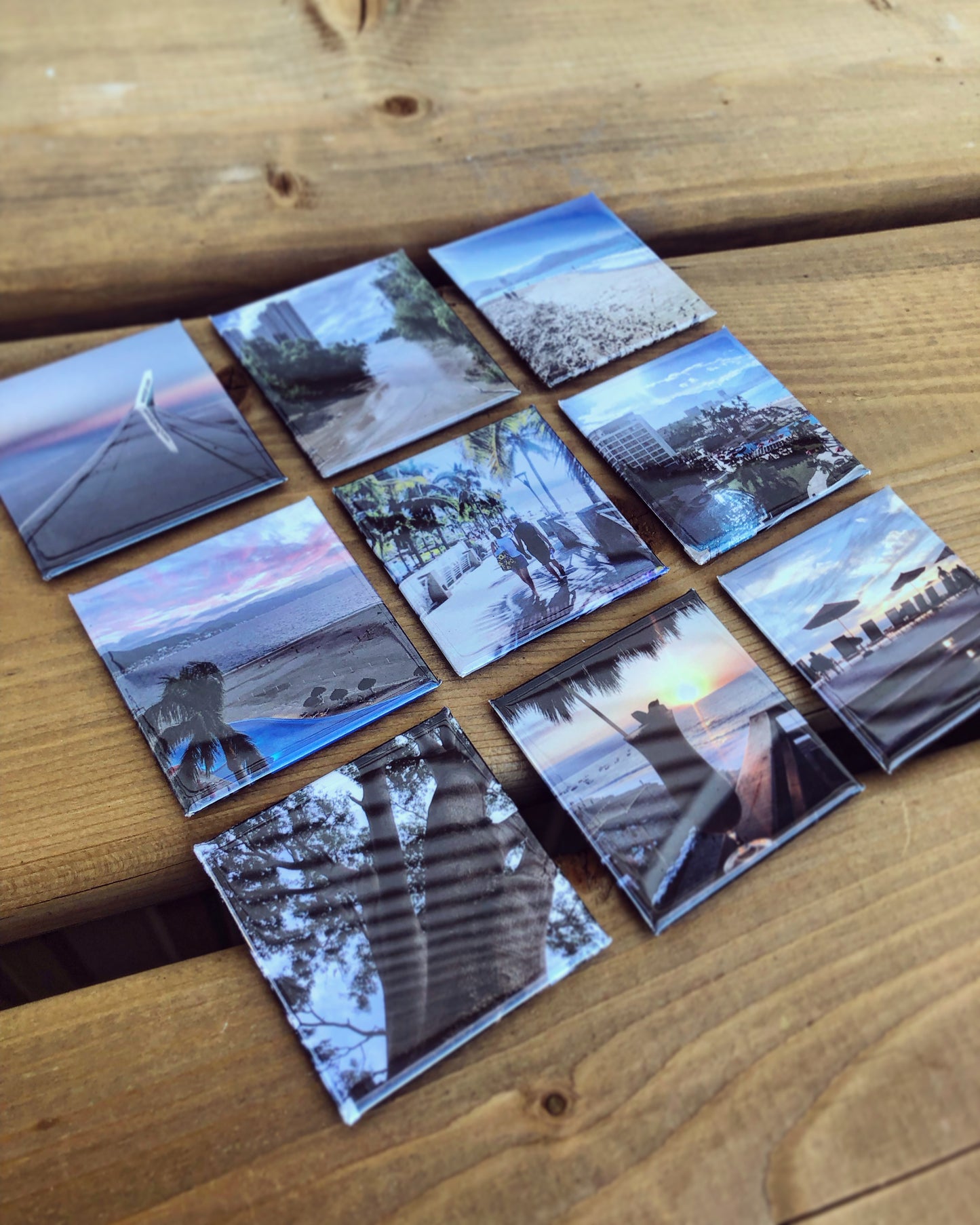 Custom Photo Magnets- Set of Nine, 2”x2”